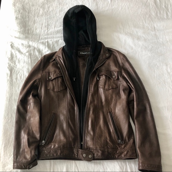 7 diamonds leather jacket